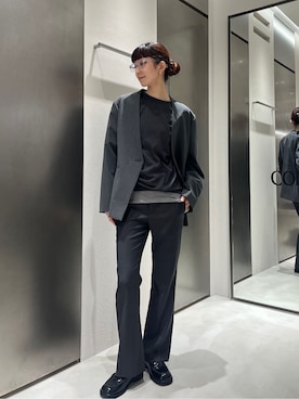 「CODE A（コードエー）のアイテム（トップス）」を使った、Rielさん（レディース・163cm）の冬コーディネート