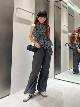「CODE A（コードエー）のアイテム」を使った、Rielさん（レディース・163cm）の夏コーディネート