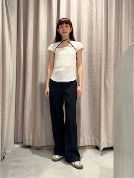 「CODE A（コードエー）のアイテム」を使った、Rielさん（レディース・163cm）の春コーディネート