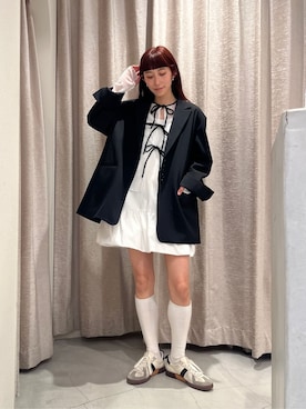 「CODE A（コードエー）のアイテム」を使った、Rielさん（レディース・163cm）の春コーディネート