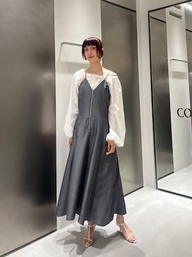 「CODE A（コードエー）のアイテム（ワンピース/ドレス）」を使った、Rielさん（レディース・163cm）の春コーディネート