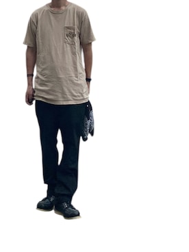 「アイテム（デジタル腕時計）」を使った、168さん（メンズ・170cm）の秋コーディネート
