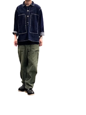 「RED WING（レッドウィング）のアイテム（シューズ）」を使った、168さん（メンズ・170cm）の春コーディネート