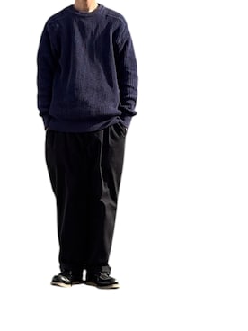 「アイテム（チノパンツ）」を使った、168さん（メンズ・170cm）の冬コーディネート