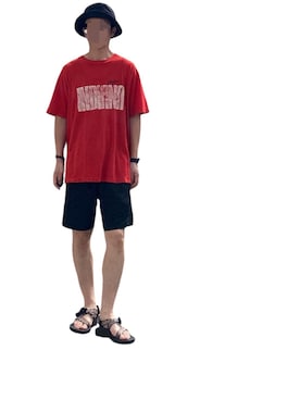 「アイテム（デジタル腕時計）」を使った、168さん（メンズ・170cm）の夏コーディネート