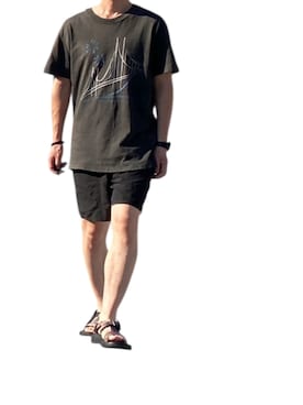 「アイテム（腕時計）」を使った、168さん（メンズ・170cm）の夏コーディネート