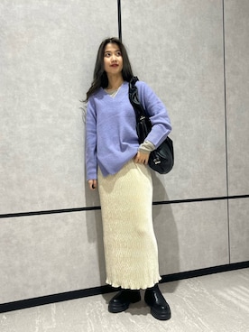 アヤミさん(レディース・171cm)の冬コーディネート