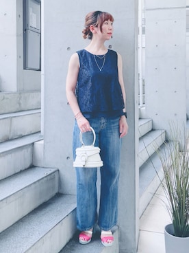 「JOURNAL STANDARD relume（ジャーナルスタンダード　レリューム）のアイテム」を使った、acoさん（レディース・158cm）の夏コーディネート