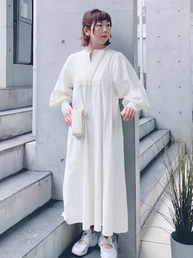 「pinacoteca（ピナコテーカ）のアイテム」を使った、acoさん（レディース・158cm）の春コーディネート