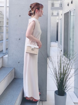 「FREAK'S STORE（フリークスストア）のアイテム（サンダル）」を使った、acoさん（レディース・158cm）の夏コーディネート