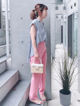 「Furryrate（ファーリーレート）のアイテム」を使った、acoさん（レディース・158cm）の夏コーディネート