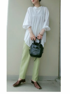 Tomoさん（レディース・158cm）の夏コーディネート