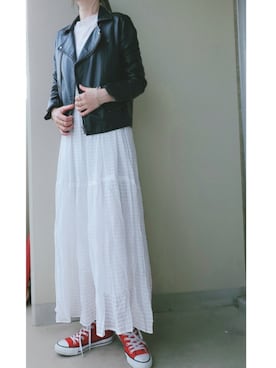 Tomoさん（レディース・158cm）の秋コーディネート