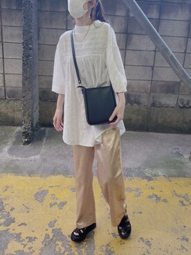 Tomoさん（レディース・158cm）の春コーディネート