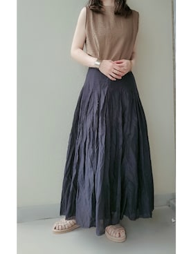 Tomoさん（レディース・158cm）の夏コーディネート