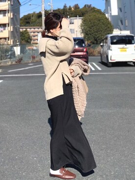 riiさん（レディース・153cm）の冬コーディネート