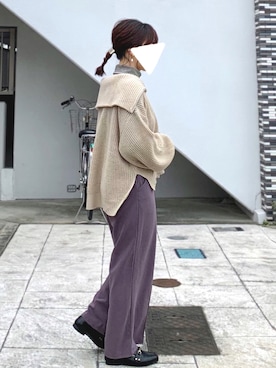 riiさん（レディース・153cm）の冬コーディネート