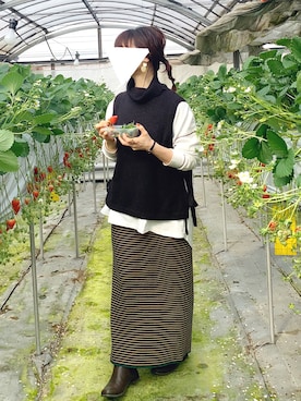 riiさん（レディース・153cm）の冬コーディネート