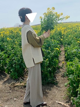 riiさん（レディース・153cm）の春コーディネート