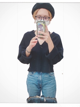 「MOUSSY（マウジー）のPLAIN JEANS STRAIGHT（デニムパンツ、ブルー系）」を使った、mayaさん（レディース・163cm）の夏コーディネート