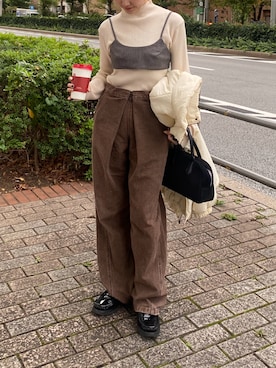 「アイテム（その他トップス）」を使った、ｶｿﾝさん（レディース・157cm）の秋コーディネート