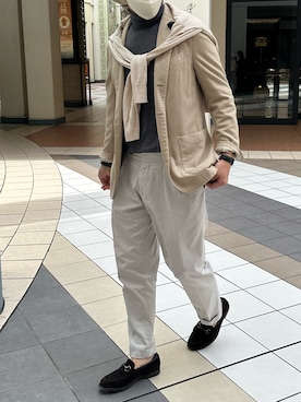 「TAGLIATORE（タリアトーレ）のアイテム」を使った、ニックDさん（メンズ・177cm）の秋コーディネート