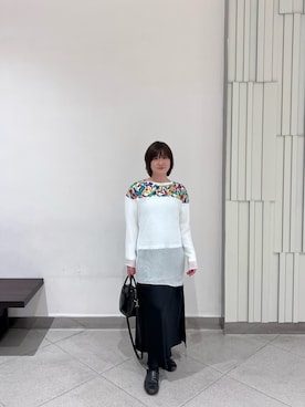 「CDG（シーディージー）のアイテム」を使った、FINGERSさん（レディース・160cm）の秋コーディネート