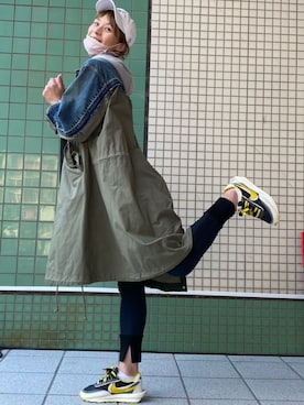 「アイテム（モッズコート）」を使った、☺︎sayaka614☺︎さん（レディース・166cm）の夏コーディネート