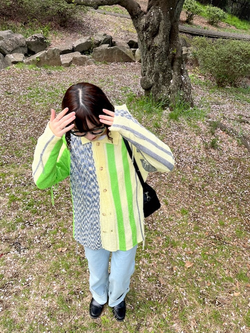 pamm 記憶の中のストライプカーディガン 記憶の中のストライプカーディガン – pamm.officialstore
