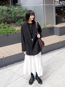 「HOTPING（ホッピン）のアイテム」を使った、〰️さん（レディース・162cm）の冬コーディネート