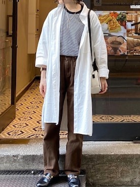 「YUNS（ユンス）のアイテム」を使った、〰️さん（レディース・160cm）の春コーディネート