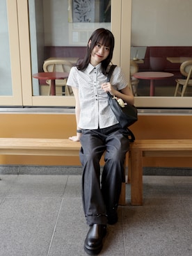 「TONER（トナー）のアイテム」を使った、〰️さん（レディース・161cm）の夏コーディネート