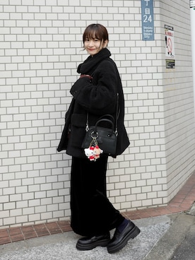 〰️さん（レディース・161cm）の冬コーディネート