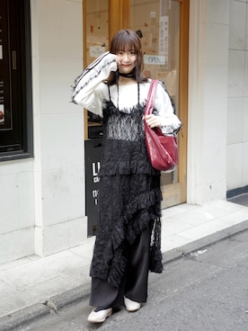 「ヒラキ（ヒラキ）のアイテム」を使った、〰️さん（レディース・161cm）の春コーディネート