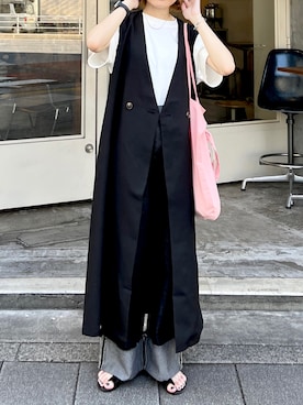 「Ambre Ciel（アンブルシエル）のアイテム」を使った、〰️さん（レディース・160cm）の夏コーディネート