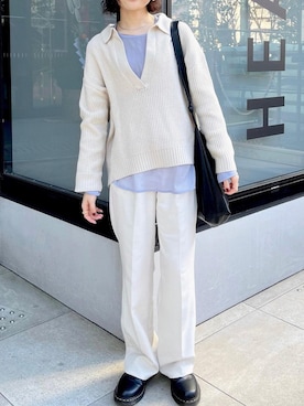 「アントマリーズ」｜〰️さん（レディース・160cm）の春コーディネート