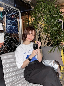 「nugu」｜「アイテム（その他）」を使った、〰️さん（レディース・162cm）の夏コーディネート