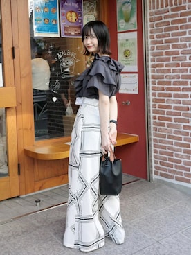 「Hender Scheme（エンダースキーマ）のアイテム」を使った、〰️さん（レディース・162cm）の夏コーディネート