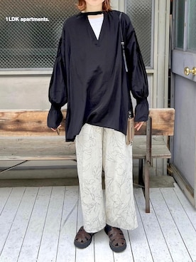 「WILLFULLY（ウィルフリー）のアイテム」を使った、〰️さん（レディース・160cm）の春コーディネート