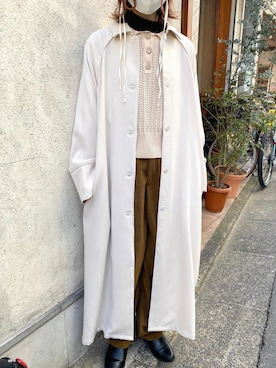 「spoon store（スプーンストア）のアイテム」を使った、〰️さん（レディース・160cm）の春コーディネート