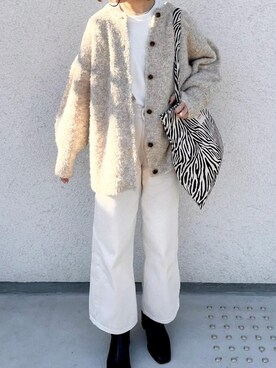 〰️さん（レディース・160cm）の冬コーディネート