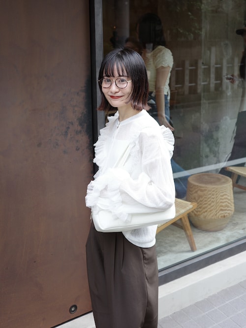 Knuth Marf（クヌースマーフ） ブラウス シャツ tulle design blouse