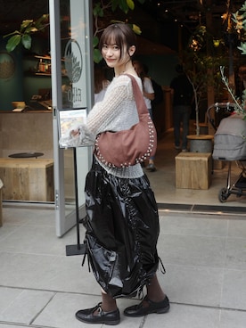 「アイテム（その他）」を使った、〰️さん（レディース・161cm）の秋コーディネート