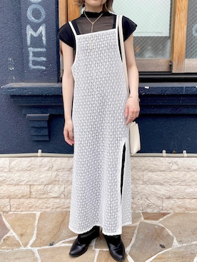 「spoon store（スプーンストア）のアイテム」を使った、〰️さん（レディース・160cm）の夏コーディネート