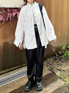 「spoon store（スプーンストア）のアイテム」を使った、〰️さん（レディース・160cm）の春コーディネート