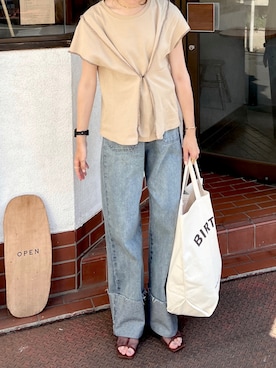 〰️さん（レディース・160cm）の夏コーディネート