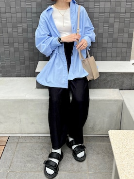 「amini（アミニ）のアイテム」を使った、〰️さん（レディース・160cm）の春コーディネート