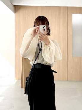 「spoon store（スプーンストア）のアイテム」を使った、〰️さん（レディース・160cm）の夏コーディネート