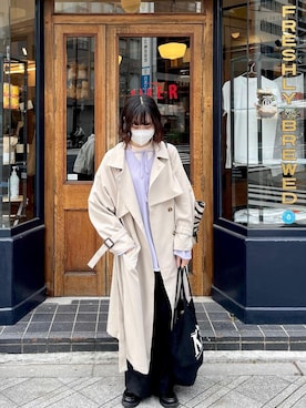 「GeeRA（ジーラ）のアイテム」を使った、〰️さん（レディース・160cm）の春コーディネート