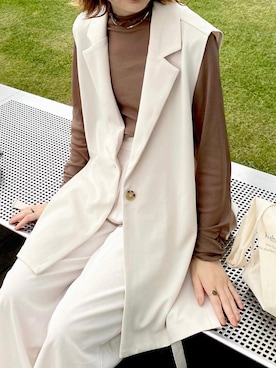 「spoon store（スプーンストア）のアイテム」を使った、〰️さん（レディース・160cm）の秋コーディネート